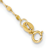 14K Gold Polished Triple Strand Necklace with Elegant Design for Women